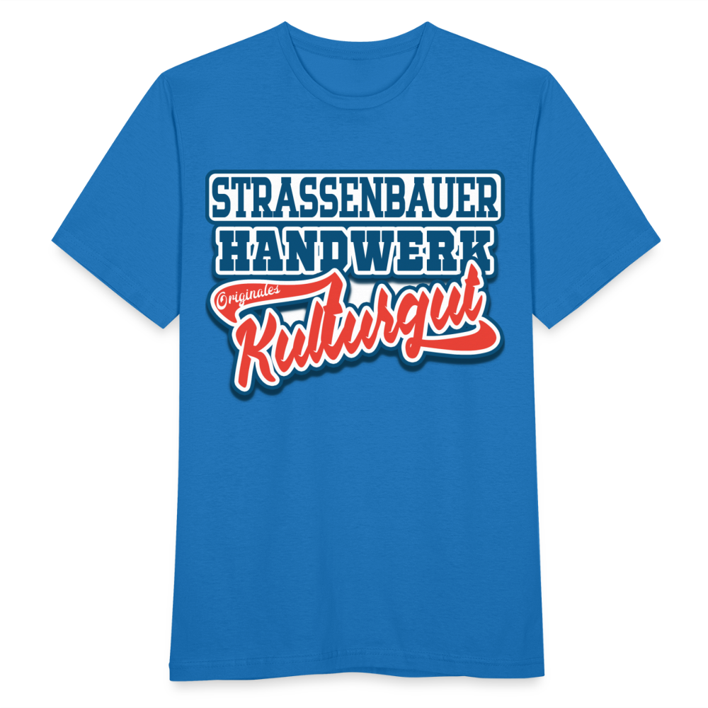 Strassenbauer Handwerk Originales Kulturgut - Männer T-Shirt - Royalblau