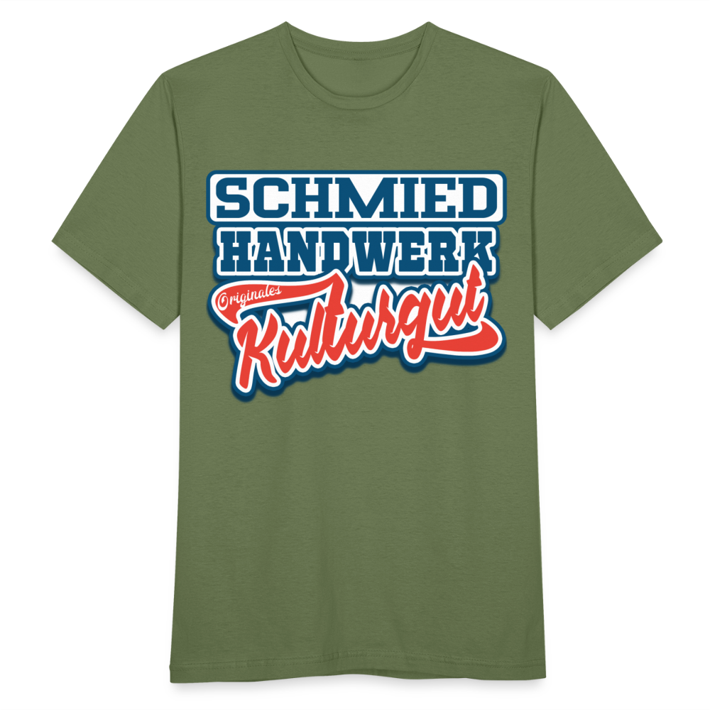Schmied Handwerk Originales Kulturgut - Männer T-Shirt - Militärgrün