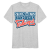 Steinmetz Hanswerk Originales Kulturgut - Männer T-Shirt - Grau meliert