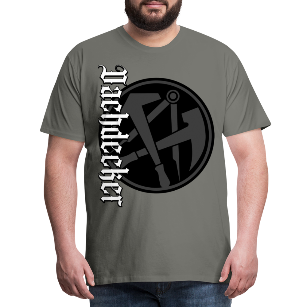 Dachdecker - Premium T-Shirt - Asphalt