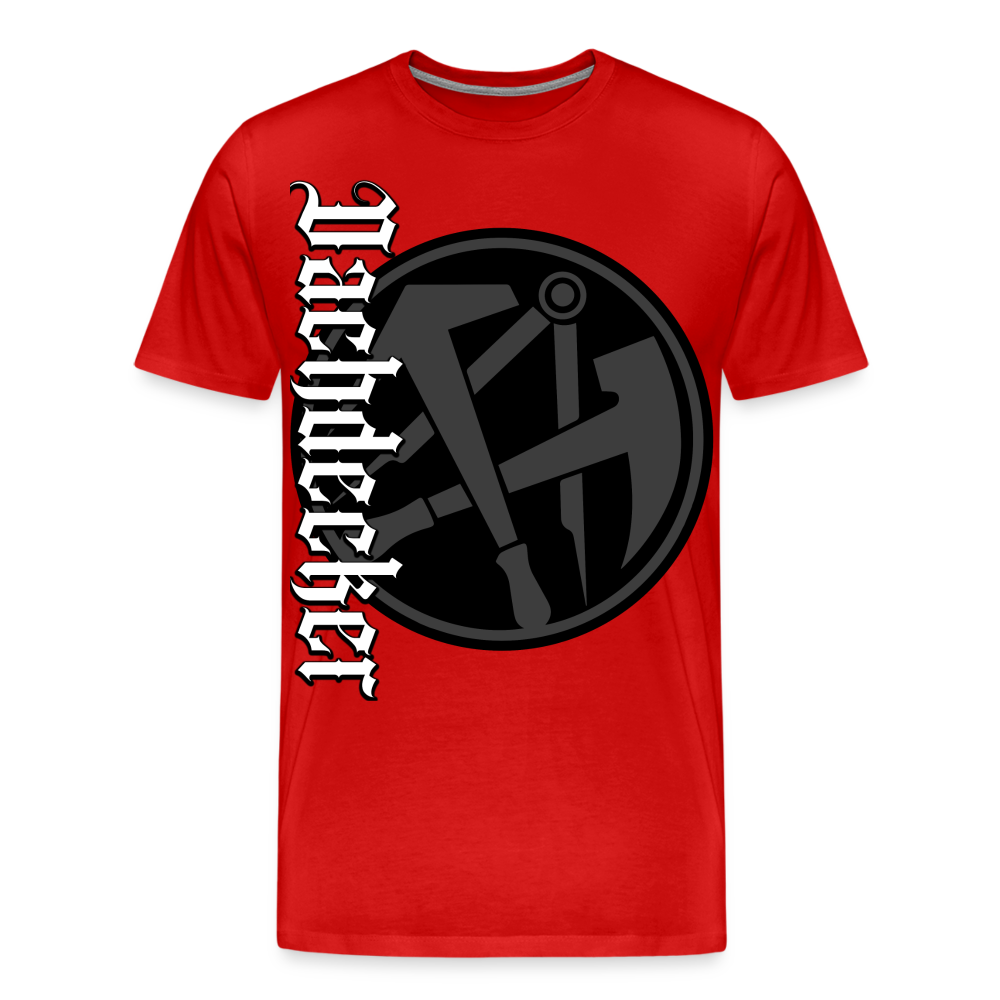 Dachdecker - Premium T-Shirt - Rot