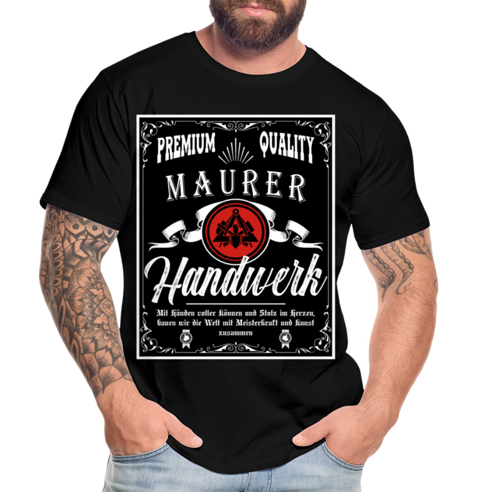Maurer Premium T-Shirt - Schwarz