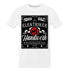 Elektriker Premium T-Shirt - weiß