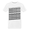 Dachdecker Premium T-Shirt - weiß