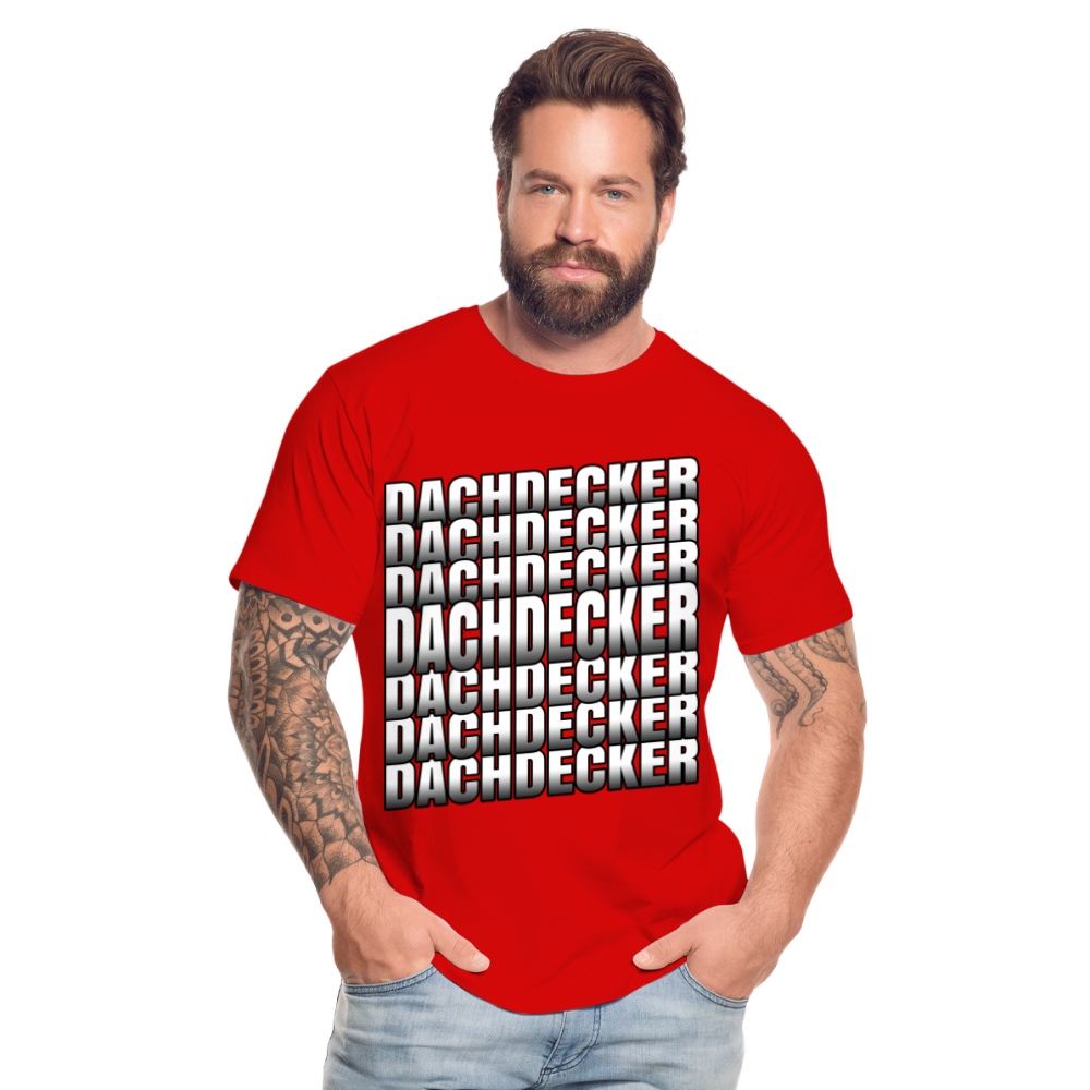 Dachdecker Premium T-Shirt - Rot