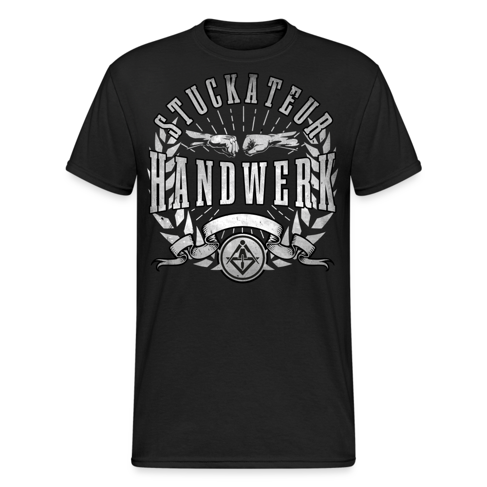 Stuckateur Gildan Heavy T-Shirt - Schwarz