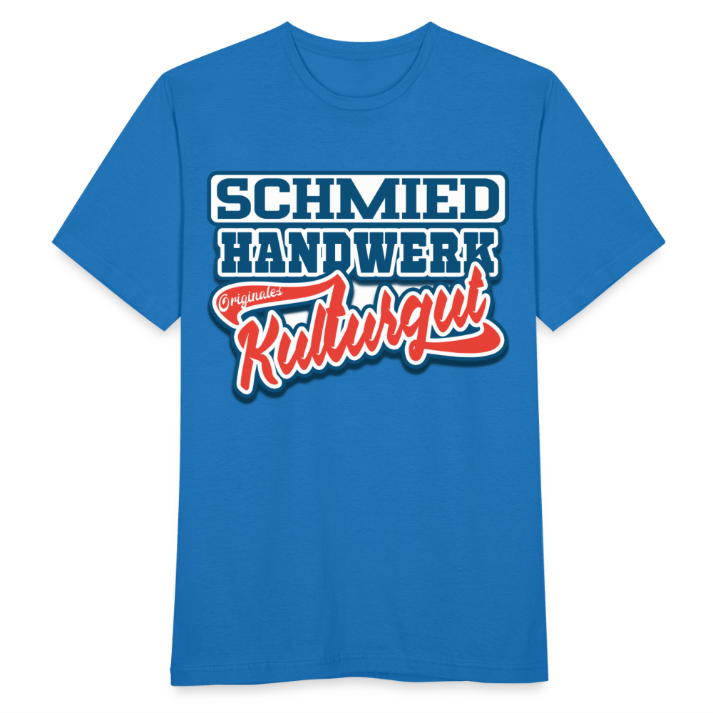 Schmied Handwerk Originales Kulturgut - Männer T-Shirt - Royalblau