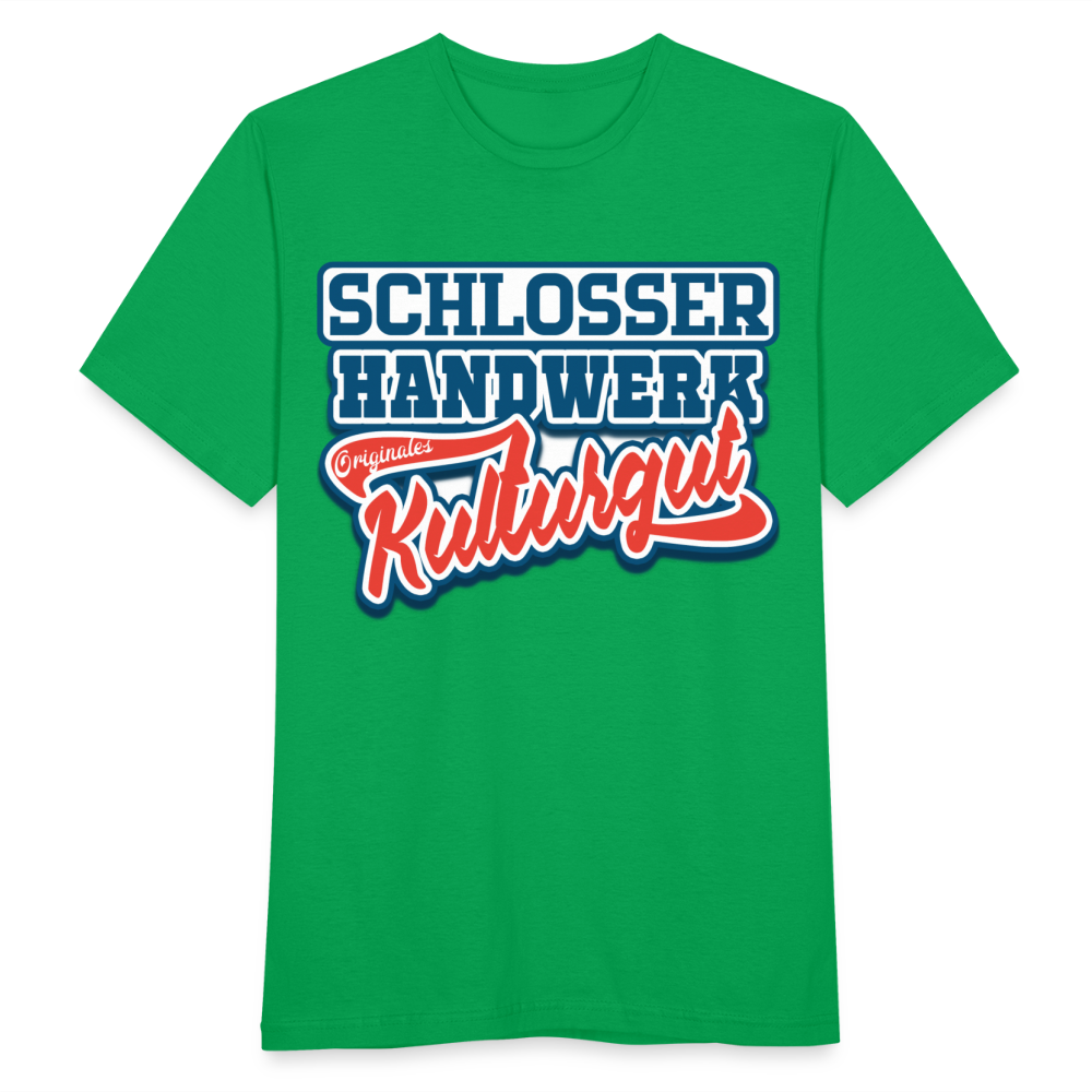 Schlosser Handwerk Originles Kulturgut - Männer T-Shirt - Kelly Green
