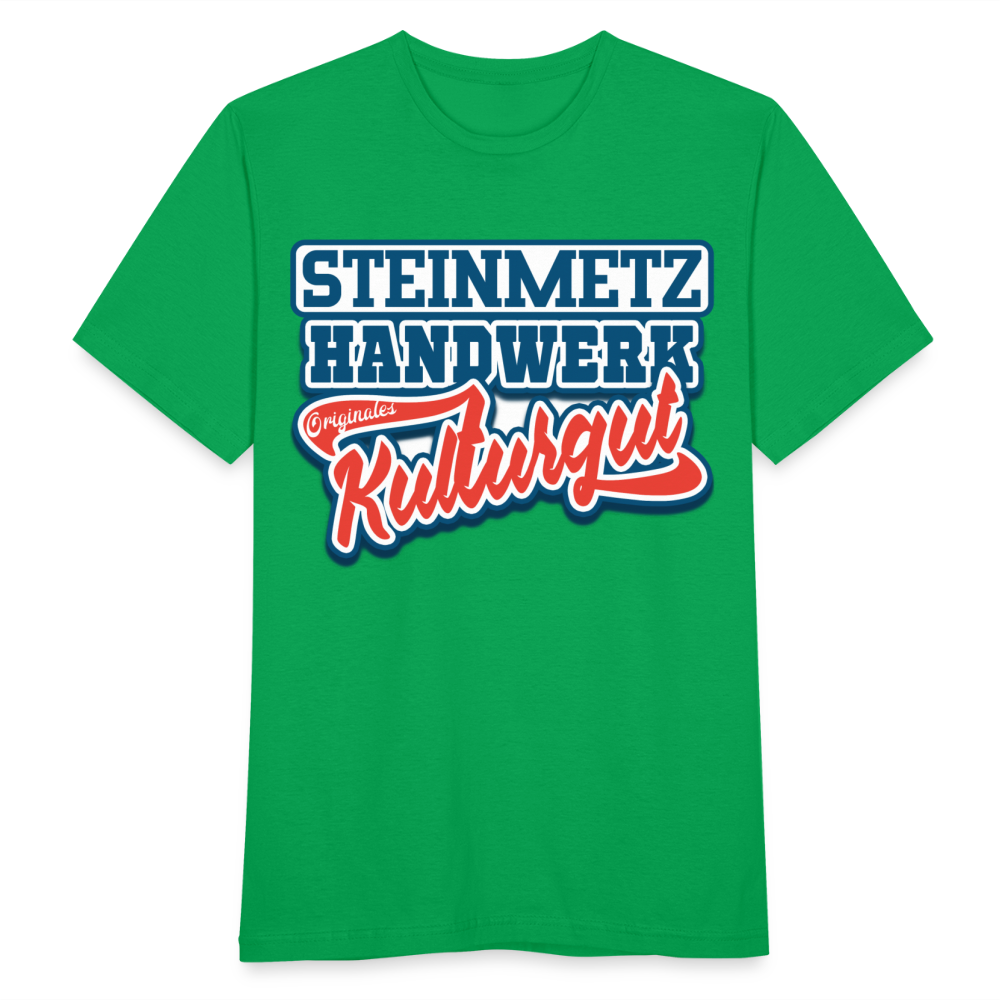 Steinmetz Hanswerk Originales Kulturgut - Männer T-Shirt - Kelly Green
