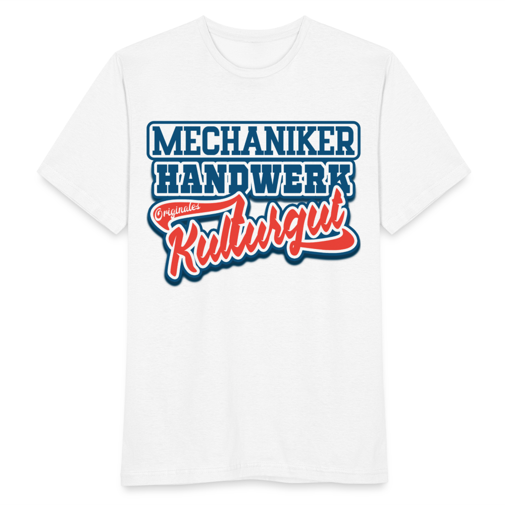 Mechaniker Handwerk Originales Kulturgut - Männer T-Shirt - weiß