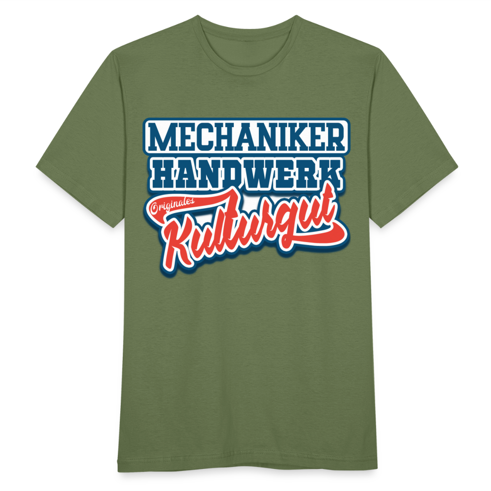 Mechaniker Handwerk Originales Kulturgut - Männer T-Shirt - Militärgrün