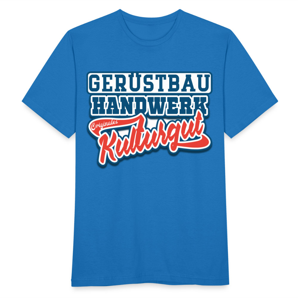 Gerüstbau Handwerk Originales Kulturgut - Männer T-Shirt - Royalblau