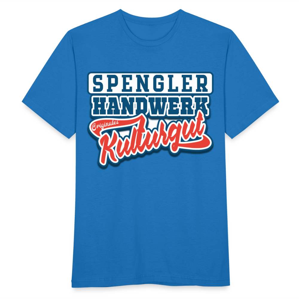 Spengler Handwerk Originales Kulturgut - Männer T-Shirt - Royalblau