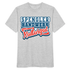 Spengler Handwerk Originales Kulturgut - Männer T-Shirt - Grau meliert