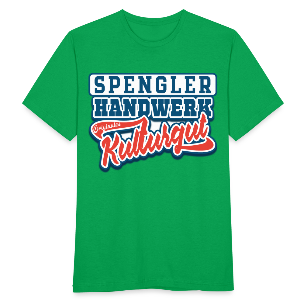 Spengler Handwerk Originales Kulturgut - Männer T-Shirt - Kelly Green