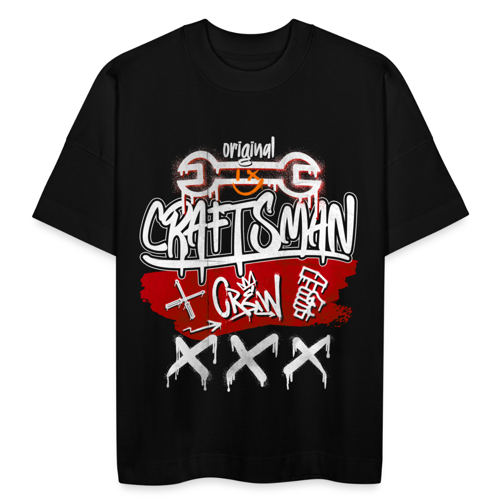 Craftsman Crew III - Oversize T-Shirt Black - Schwarz