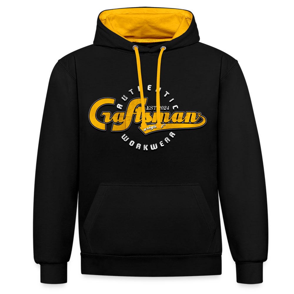 Craftsman Original - Hoodie Yellow - Schwarz/Gold
