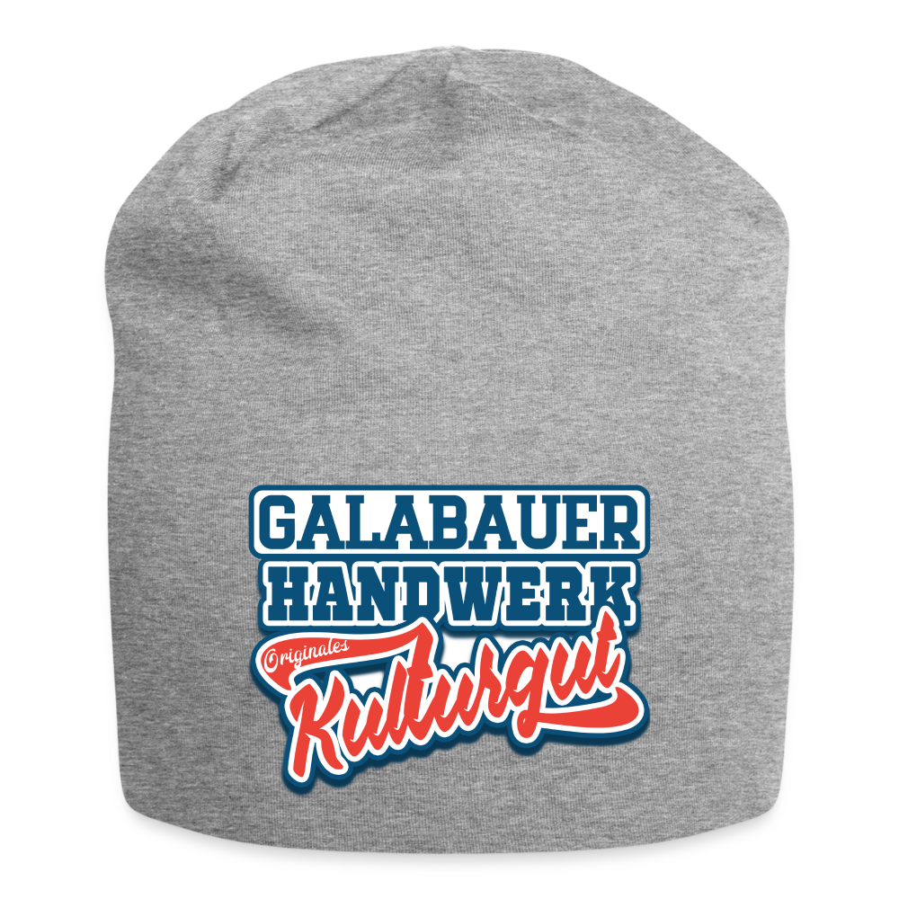 Galabauer Handwerk Jersey-Beanie - Grau meliert