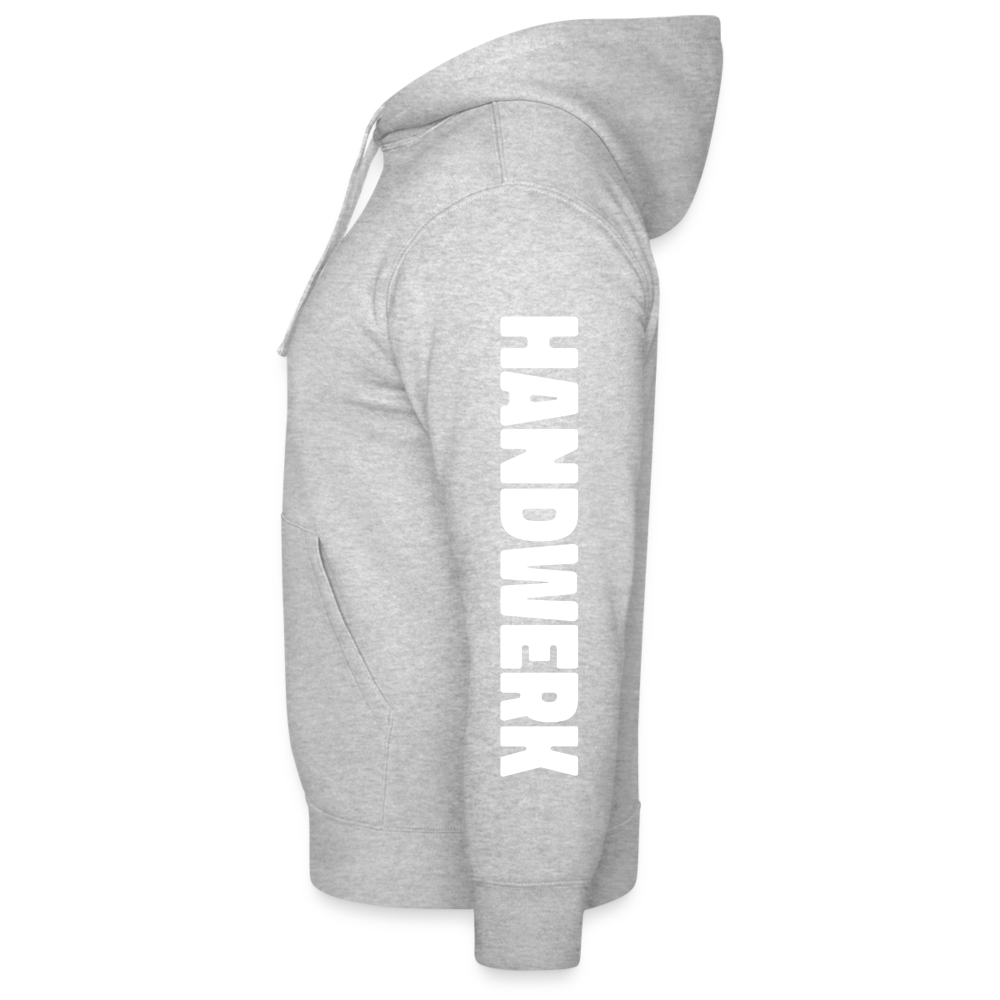 Fliesenleger - Workwear Premium Hoodie - Grau meliert