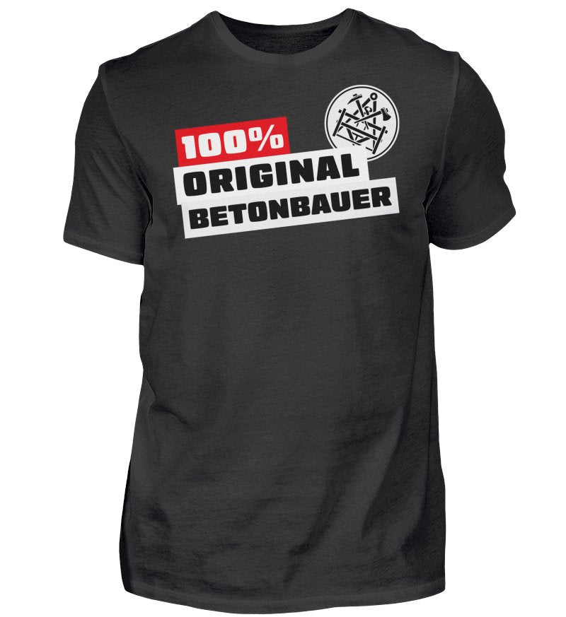 100 % Betonbauer - Handwerker T-Shirt - Handwerkerfashion