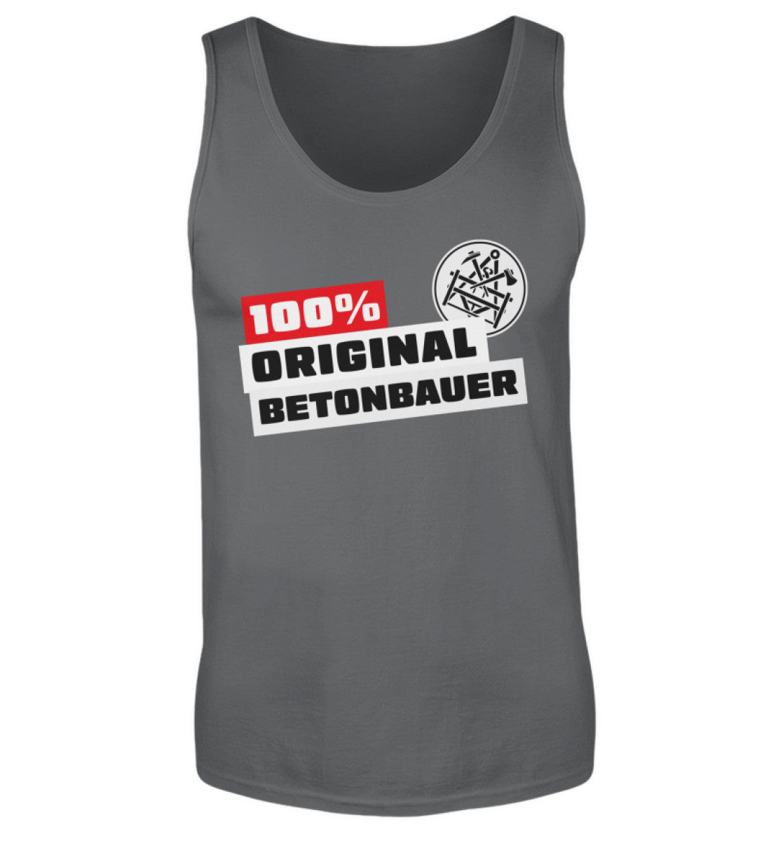 100 % Betonbauer - Handwerker Tanktop - Handwerkerfashion