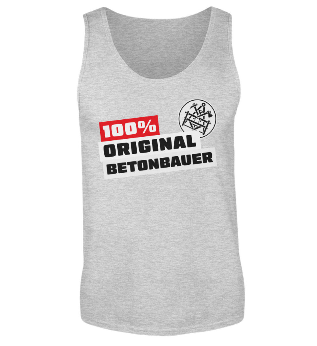 100 % Betonbauer - Handwerker Tanktop - Handwerkerfashion
