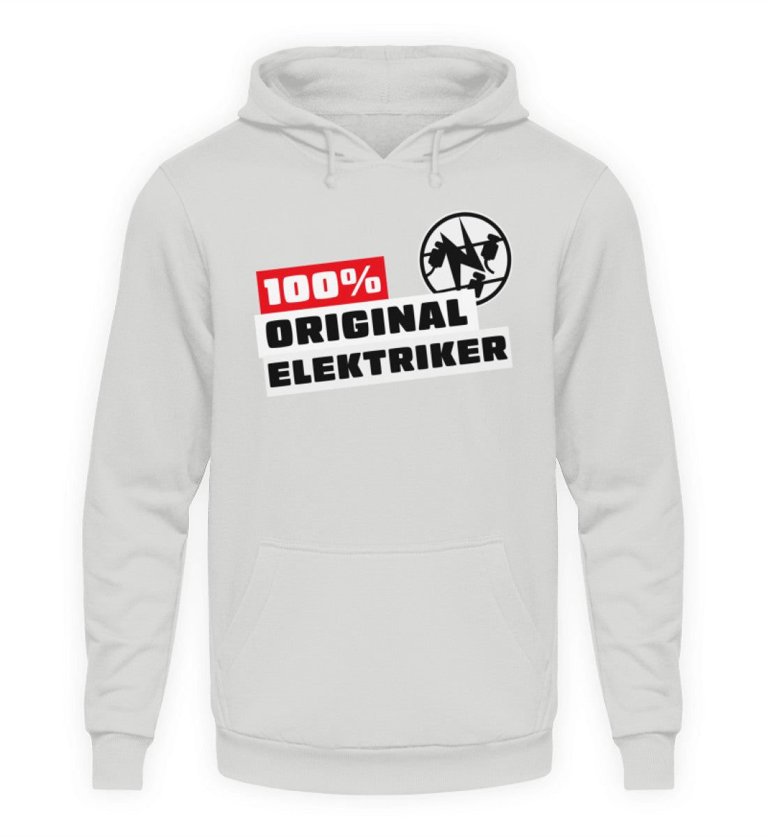100 % Elektriker - Handwerker Hoodie - Handwerkerfashion