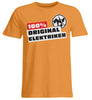 Lade das Bild in den Galerie-Viewer, 100 % Elektriker - Handwerker Übergrößen T-Shirt - Handwerkerfashion